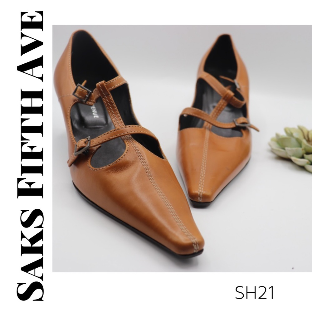 Saks Fifth Ave Light Brown Heels (SH21)